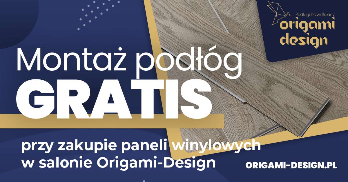 Promocje Origami Design - montaż drzwi i paneli winylowych w cenie